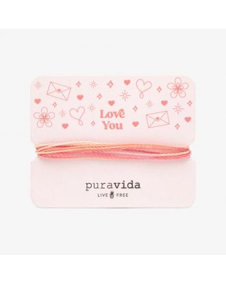 Love You Bracelet Card Pura Vida zapestnica 